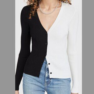 STAUD Cargo Sweater in Black/White size Large (L)